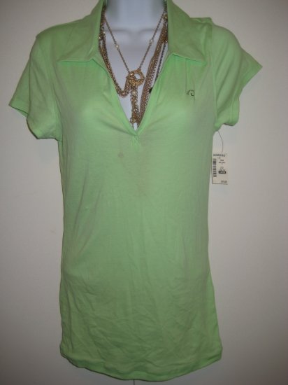 NWT Aeropostale Polo Lime Green Sz Large
