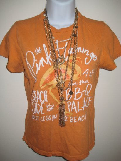 Abercrombie And Fitch Orange Top Sz Large