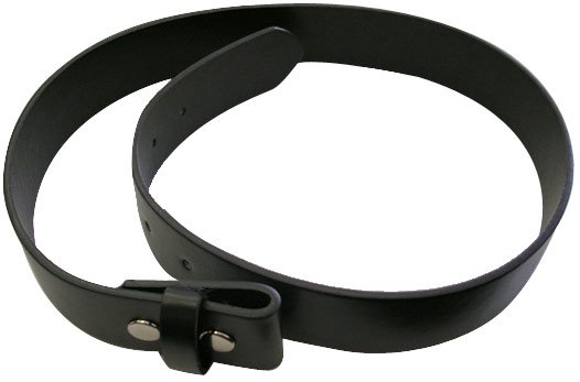 Black belt snap on belt Medium