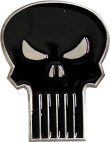 black Punisher buckle
