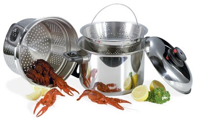 Steam Control Steel Spaghetti Cooker