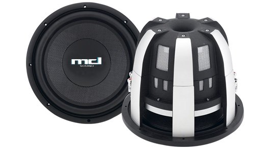 Mdsound 1800 Watts, 12" Subwoofer 175 Oz Magnet