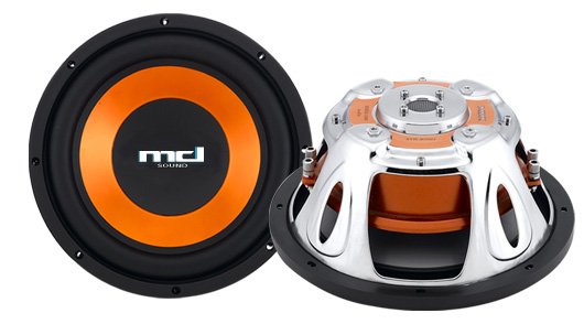 Mdsound 1000 Watts, 12" Subwoofer, 65 Oz Magnet
