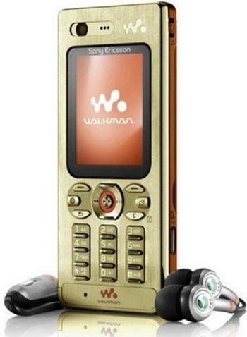 SONY ERICSSON W880i Tri-Band Unlocked Phone (Gold)