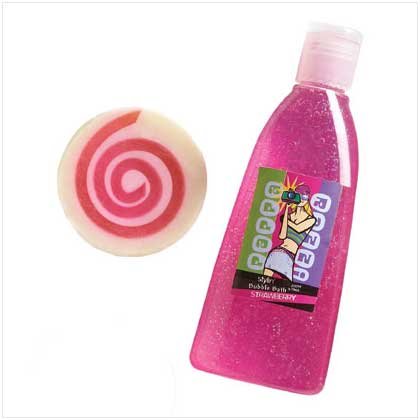#36389 Strawberry Shower Gel Soap Set