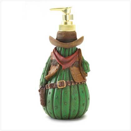 #36512 Cowboy Cactus Lotion Dispenser