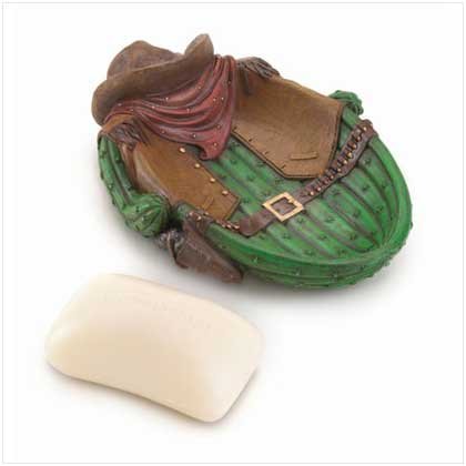 #36514 Cowboy Cactus Soap Dish