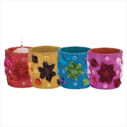 #35541 Beaded Candle Cups