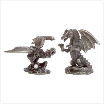 #33672 Pair Of Fighting Dragons