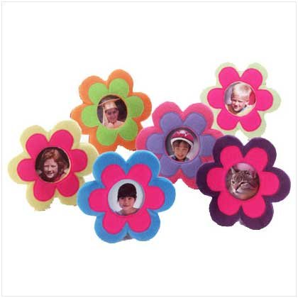 #33118 Plush Flower 3x3 Photo Frames