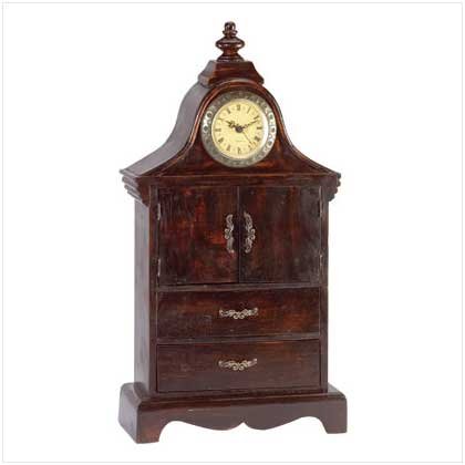#33764 Clock-Top Jewelry Box