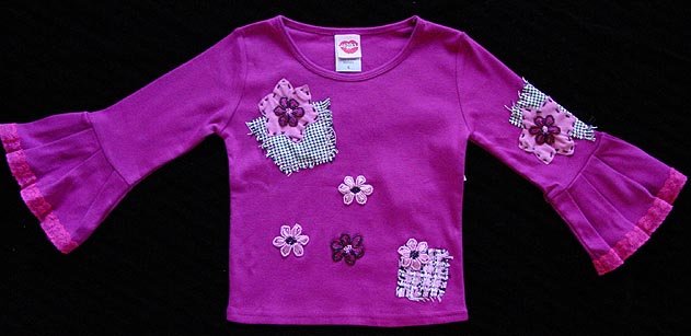 Lipstik Patchwork Top Size 5 New