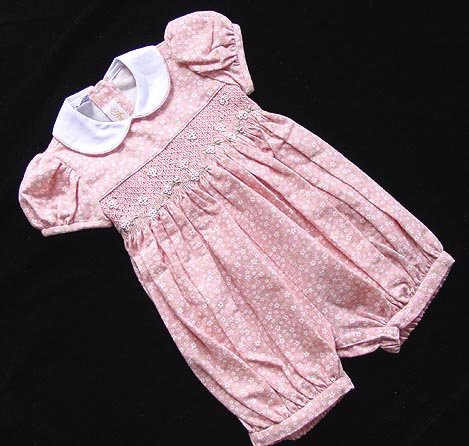 Boutique Anavini Coral Pink Romper Bubble 18 M 18M New NWT