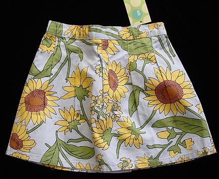 Gymboree Sunflower Skort 3 New