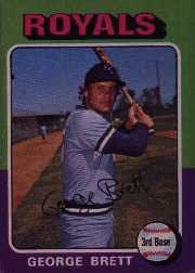 [George Brett} 1975 Topps #228 (RC!)