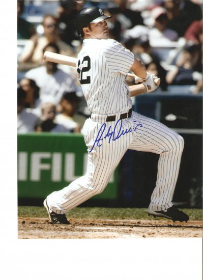 Andy Phillips (NY Yankees-'99-Present) W/ C.O.A.! No S&H, ever!