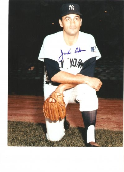 Jack Aker (NY Yankees 1969-1972) W/ C.O.A.!