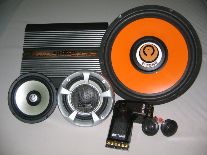 Car Audio Component Set (Price quoted in Malaysia Ringgit)