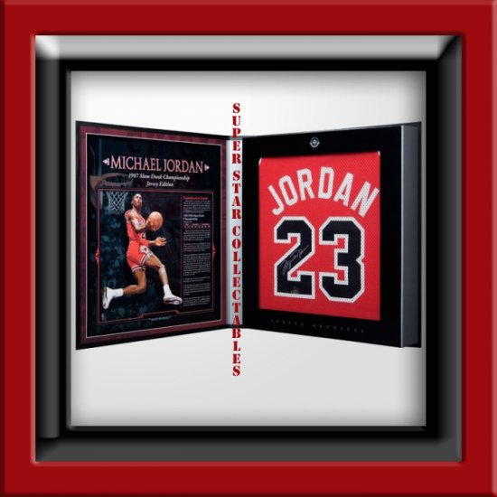 Michael Jordan Autographed Jersey Limited Edition Box