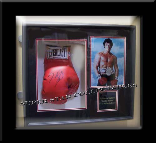 Sylvester Stallone Autographed Rocky Shadow Box