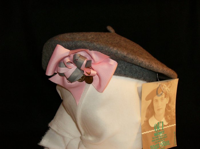 Gray Wool Beret