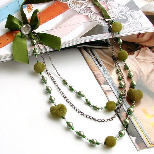 Green necklace