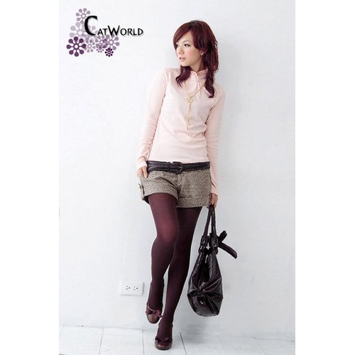 A3-Charming Elastic Stockings - Grape