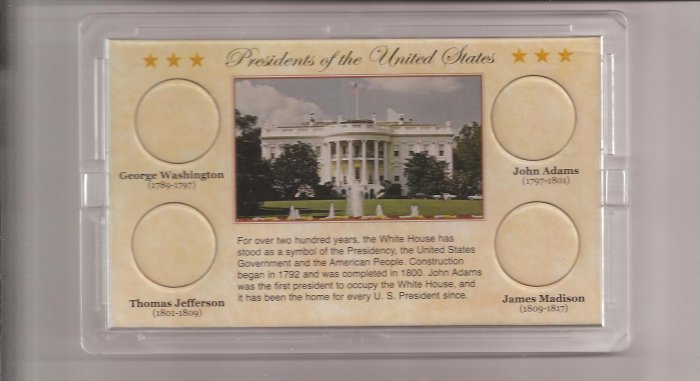 PRESIDENTS DOLLAR HOLDER