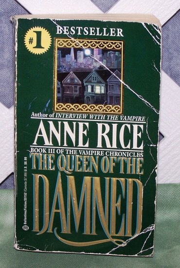 The Queen Of The Damned by Anne Rice FREE Shipping to US