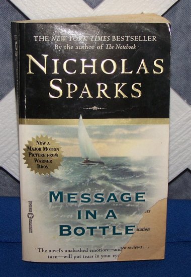 Message in a Bottle by Nicholas Sparks FREE Shipping to US