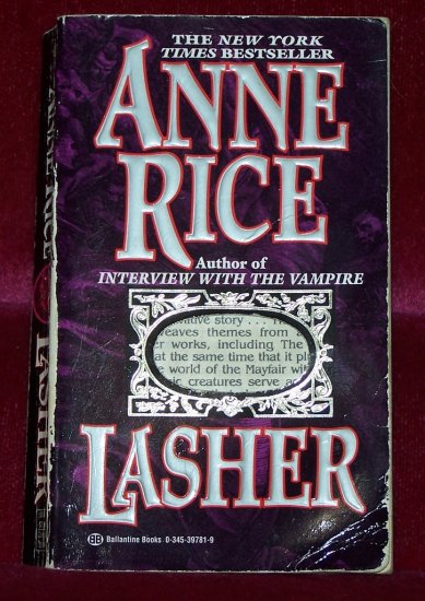 Lasher by Anne Rice FREE Shipping to US