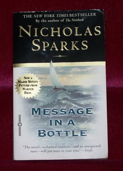 Message In A Bottle by Nicholas Sparks FREE Shipping to US