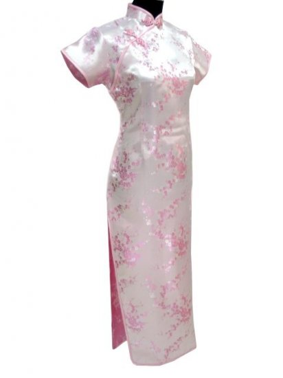 Pink Clubs Chinese Dress Cheong-sam/Qipao