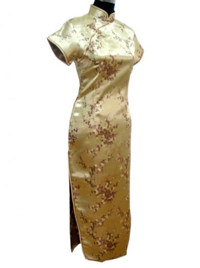 Golden Clubs Chinese Dress Cheong-sam/Qipao