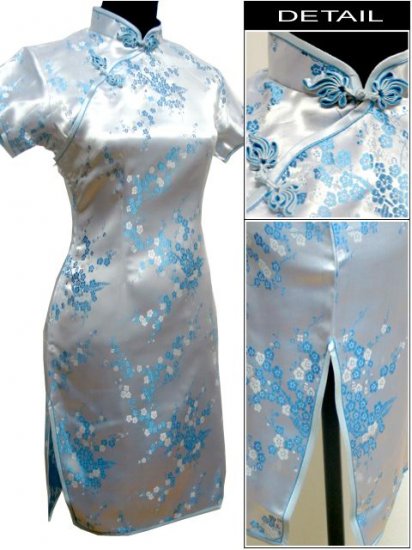 Bluey Cute Clubs Mini Chinese Dress / Qipao