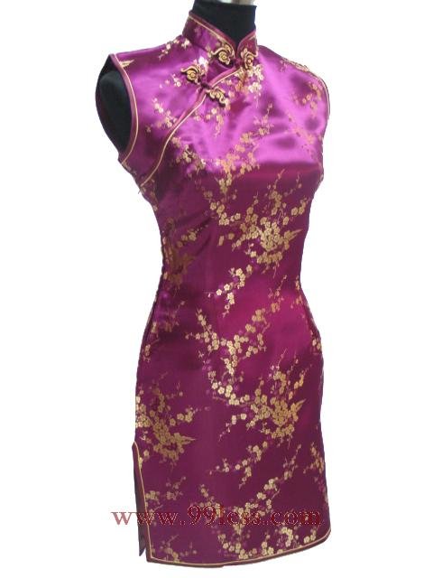 Cute Mini Chinese Dress Rose 9QIP-0179