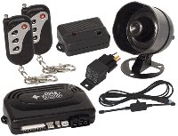 Pyle (PWD121) One Way Alarm System w/Four Button Remote and Remote Start