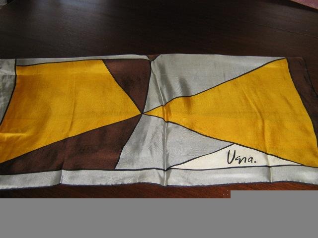 Vintage 70s Vera Scarf unique Design & Bonus Free Scarf