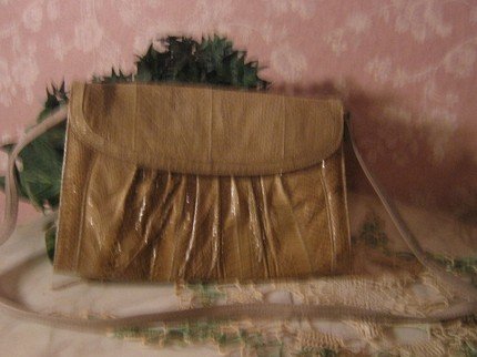 Vintage Snakeskin Clutch Purse ..Handbag ~ J.Rene gorgeous!