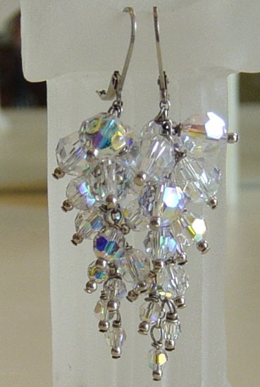 Crystal Caterpillar Earrings
