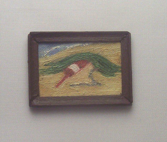 Folk Art Buoy Painting