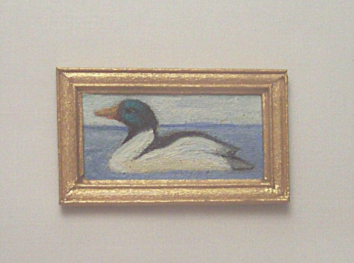Merganser Duck Painting