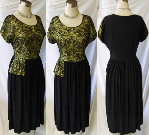 1940's Vintage cocktail dress - sold