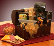 Gourmet Connoisseur Gift Chest Basket