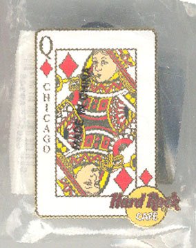 Chicago Queen of Hearts Pin