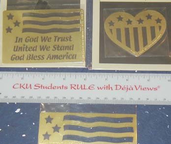 Embossing Templates - Americana - Set of 3