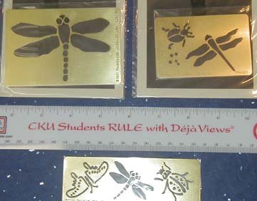Embossing Templates - summer Bugs - set of 3