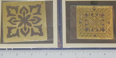 Embossing Templates - Quilt - set of 2