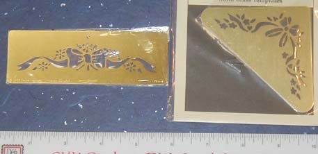 Embossing Templates - Ribbons - set of 2