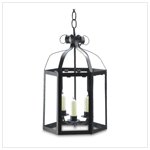 38464 Metal Taper Candle Lantern